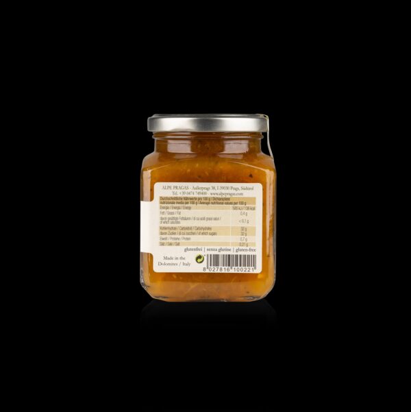 Alpe Pragas – Composta di Albicocca, Zenzero e Menta da 335 gr. — изображение 3